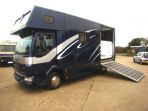 This very bespoke built 7.5 ton horsebox boasts both side and rear ramps and allows for a combination of layouts for travelling. Commissioned by a returning client this became her 2nd Thorpe horsebox and was inspired by her needs in terms of maneuverability and access issues. 